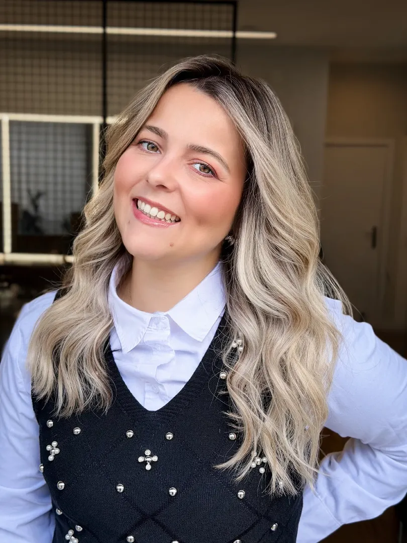 Ash Grey Root Balayage with Ice Blonde Lengths