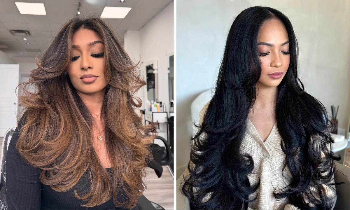 Long Layered Hair Inspiration Ideas for Movement