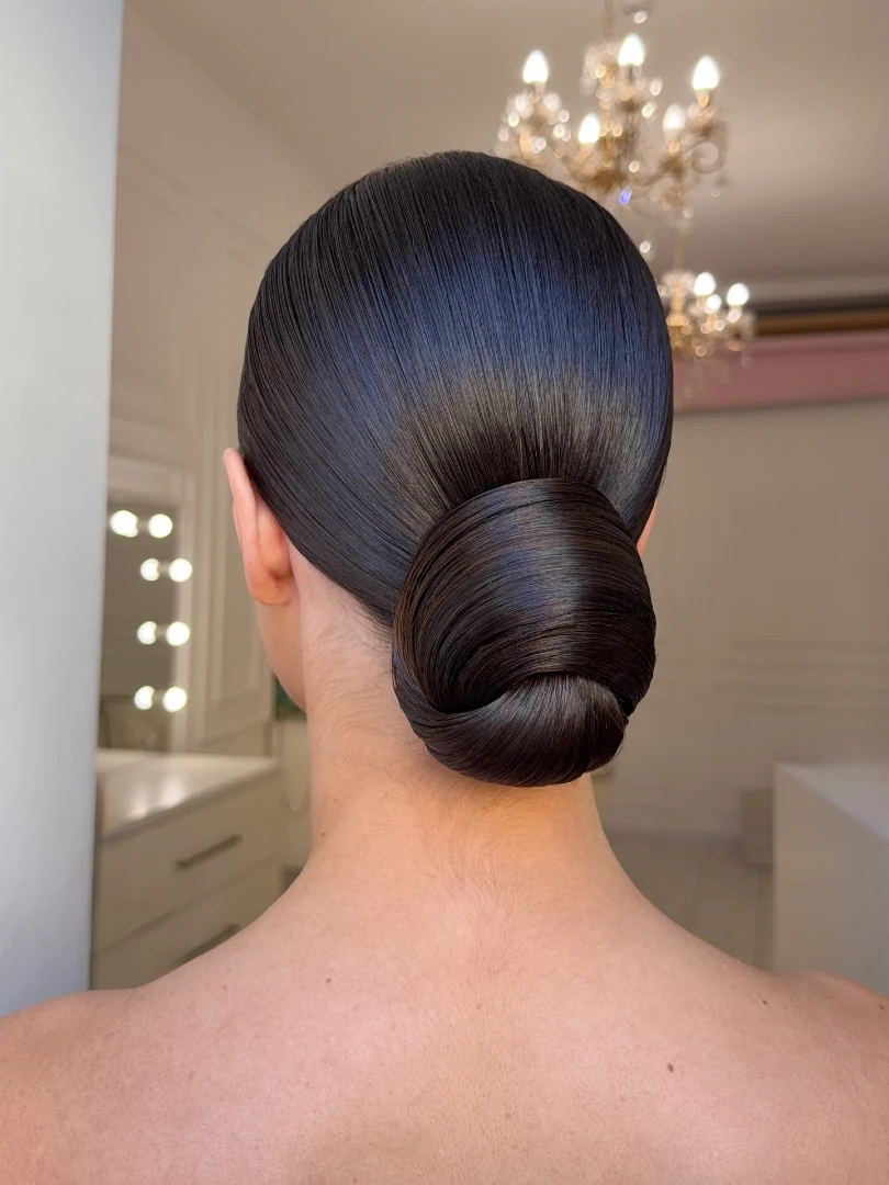 Sleek Low Chignon Bun