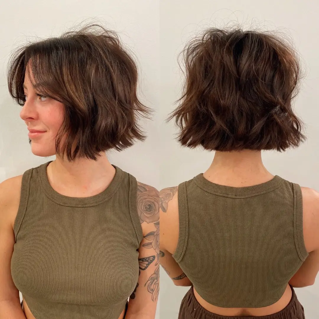 Tousled Brunette Bixie Bob